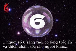 Ý nghĩa của thần số học số 6