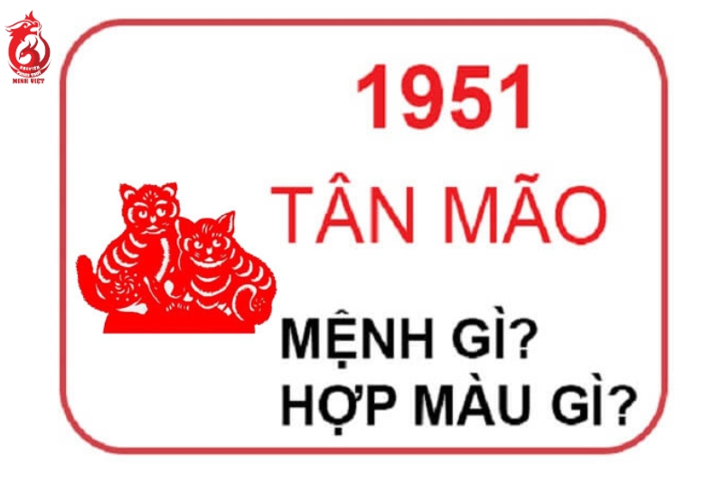 Tân Mão sinh năm 1951 hợp màu gì, kỵ màu gì?